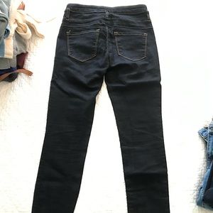 Dark blue denim jeans from Charlotte Russe. Size 6 but they run small